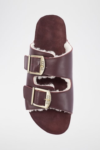 Sandali in pelle di montone - Marrone