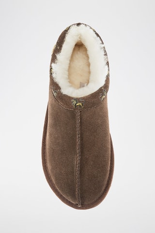 Botines de piel ovina - Marrón