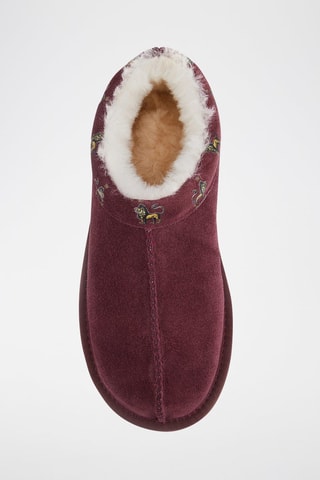 Botines de piel ovina - Burdeos