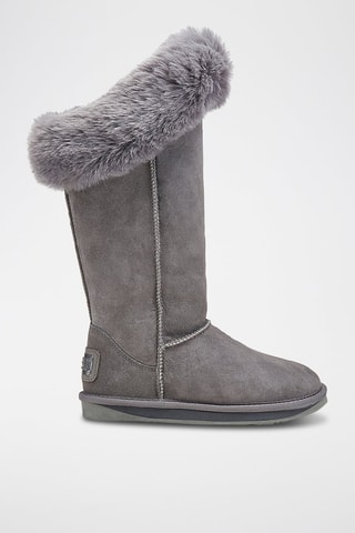 Botas de piel ovina forradas - Gris