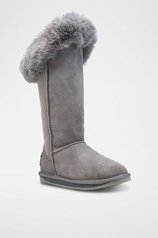 Botas de piel ovina forradas - Gris