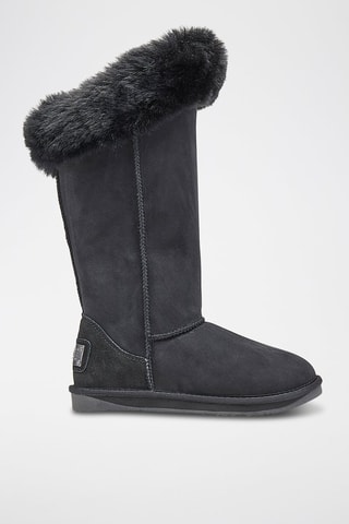 Botas de piel ovina forradas - Negro