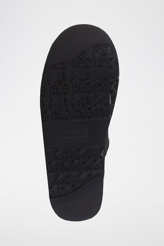 Zuecos forrados de piel ovina  - Negro