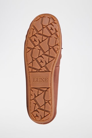 Scarpe da barca imbottite in pelle di montone - Marrone