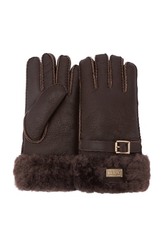 Guantes de piel ovina - Marrón