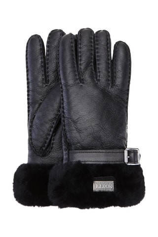 Guantes de piel ovina - Negro