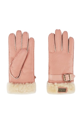 Guantes de piel ovina - Rosa empolvado