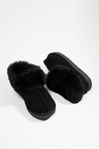 Socas em nobuck - Preto