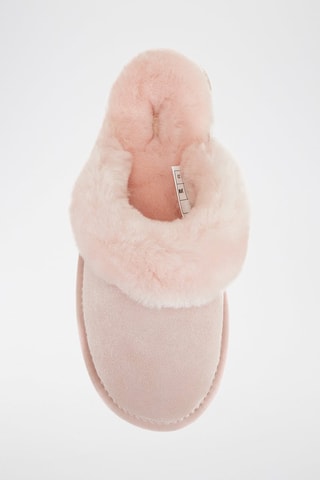 Ciabatte imbottite in pelle di montone - Rosa chiaro