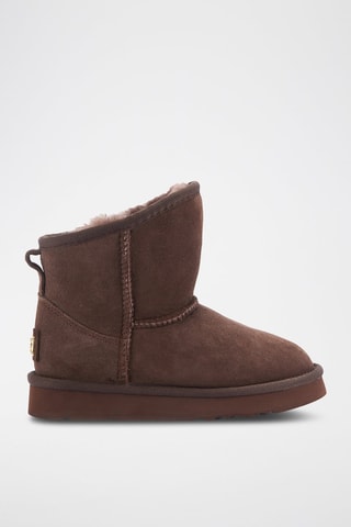 Botas de piel ovina - Marrón