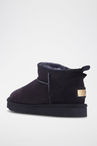 Botas de piel ovina - Negro