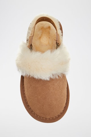Sandalias de piel ovina - Camel