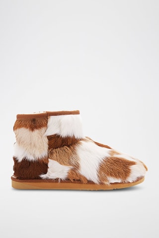 Botas de pelo caprino y ovino - Marrón