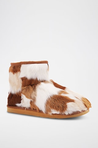 Botas de pelo caprino y ovino - Marrón