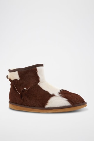 Botas de pelo caprino y ovino - Marrón
