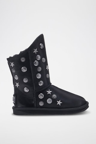 Botas de piel ovina - Negro