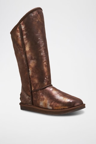 Botas de piel ovina - Marrón