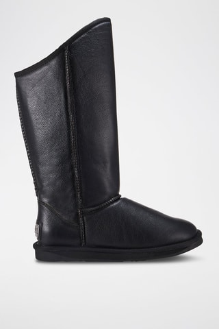 Botas de piel ovina - Negro