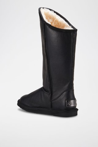 Botas de piel ovina - Negro