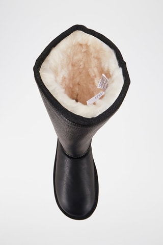 Botas de piel ovina - Negro