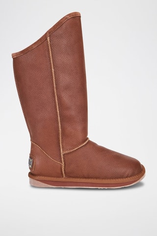 Botas de piel ovina - Marrón