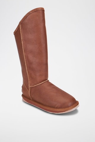 Botas de piel ovina - Marrón