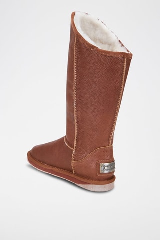 Botas de piel ovina - Marrón