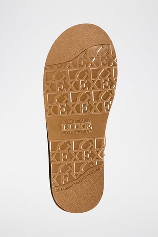 Botas de piel ovina nobuk forradas - Beige