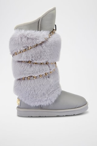 Botas de piel ovina - Gris