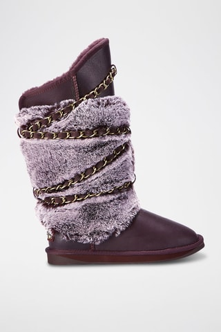 Botas de piel ovina - Violeta