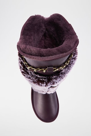 Botas de piel ovina - Violeta