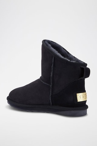 Botas de piel ovina - Negro