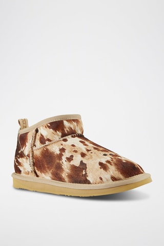 Botas de piel ovina - Marrón