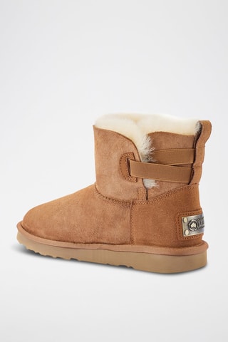 Botas de piel ovina - Marrón claro