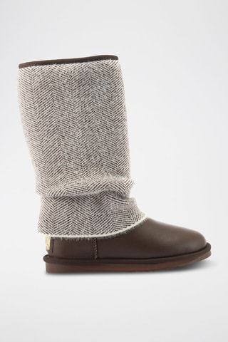 Botas de piel ovina - Marrón