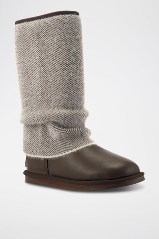 Botas de piel ovina - Marrón