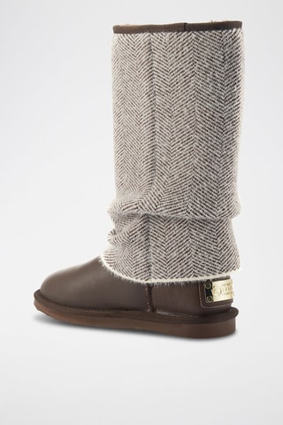 Botas de piel ovina - Marrón