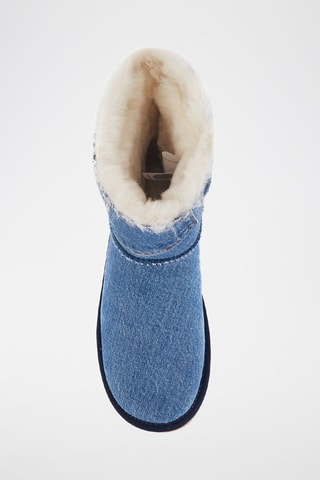 Botas de piel ovina - Azul