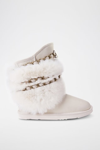 Botas de piel ovina - Blanco