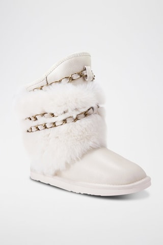 Botas de piel ovina - Blanco