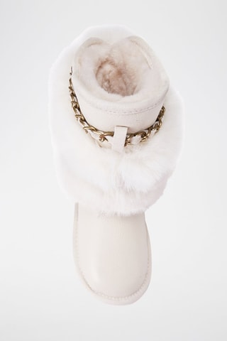 Botas de piel ovina - Blanco