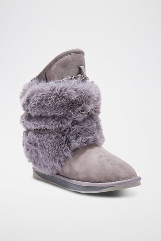 Botas de piel ovina - Gris