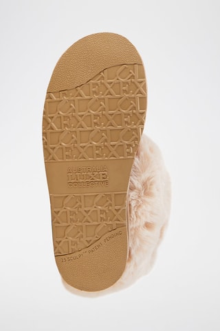 Botas de piel ovina - Beige