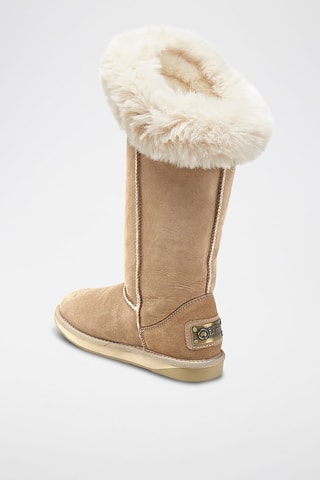 Botas de piel ovina - Beige