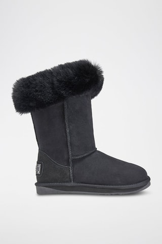 Botas de piel ovina - Negro