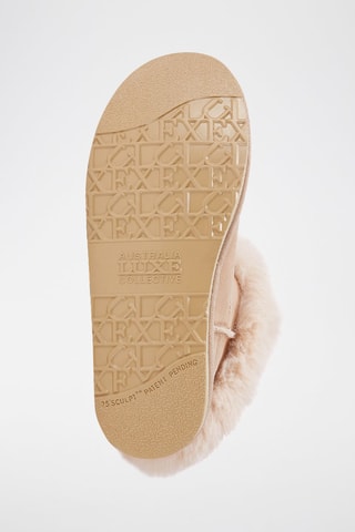 Botas de piel ovina - Beige