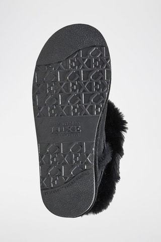 Botas de piel ovina - Negro