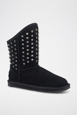 Botas de piel ovina - Negro