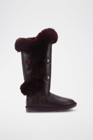 Botas de piel ovina - Burdeos