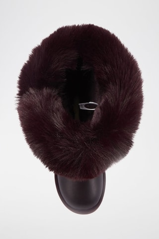 Botas de piel ovina - Burdeos